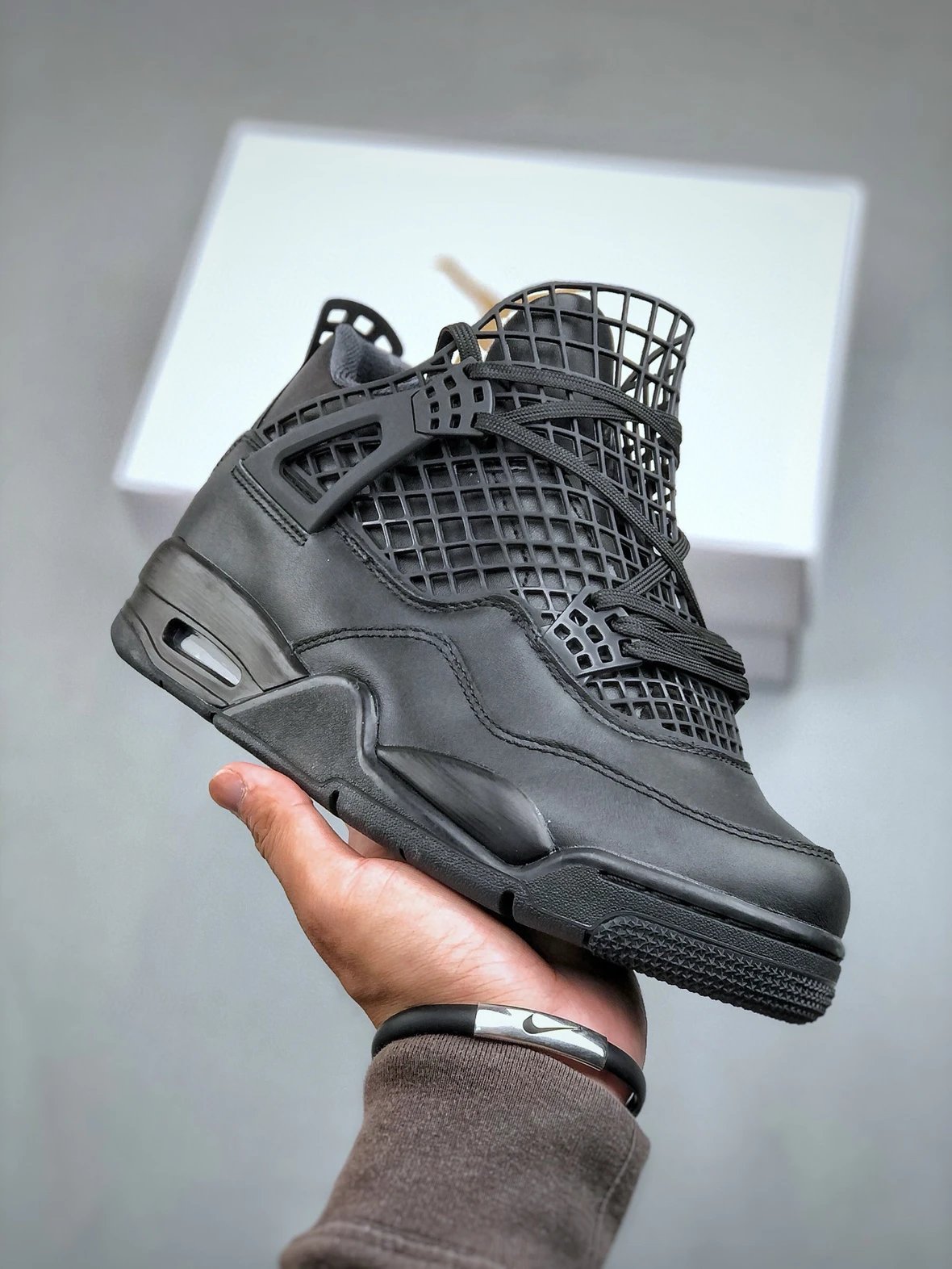 Air Jordan 4 Net Black